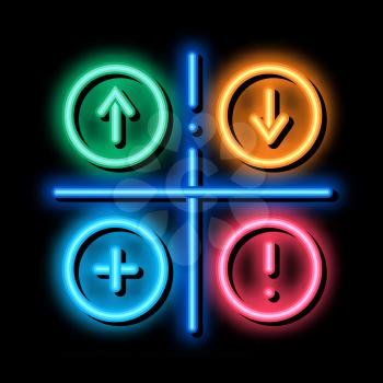 Swot Analysis neon light sign vector. Glowing bright icon Swot Analysis isometric sign. transparent symbol illustration