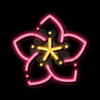 Lotus Flower neon light sign vector. Glowing bright icon Lotus Flower sign. transparent symbol illustration
