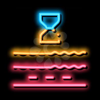 anti-aging cream action neon light sign vector. Glowing bright icon anti-aging cream action sign. transparent symbol illustration