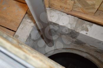 Installation of ventilation in the cellar