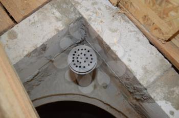 Installation of ventilation in the cellar