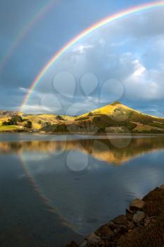 Double Rainbow over the Otago Peninsula