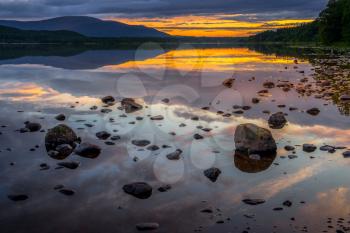 Loch Morlich at sunset