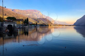 Scenic View of Lake Como from Mandello del Lario