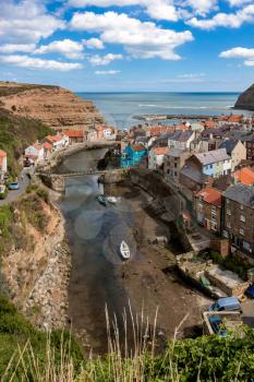 Looking down over Staithes