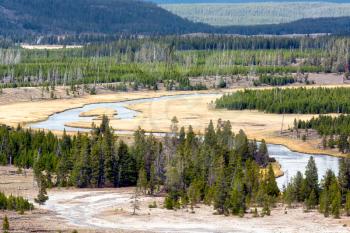 The Meandering Firehole River