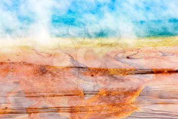 Grand Prismatic Spring in Yellowstone National park