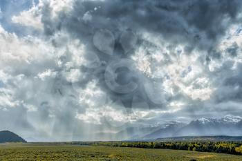 Stormy Weather in the Grand Tetons National Park
