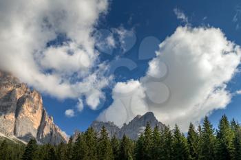 Mountains in the Dolomites near Cortina d'Ampezzo
