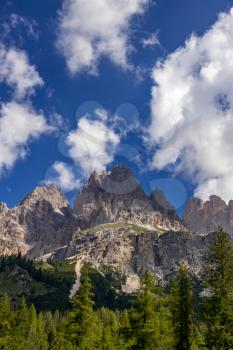 Mountains in the Dolomites near Cortina d'Ampezzo, Veneto, Italy