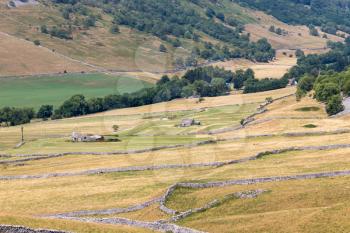 CONISTONE, YORKSHIRE/UK - JULY 27 : View of a farm near Conistone in Yorkshire on July 27, 2018