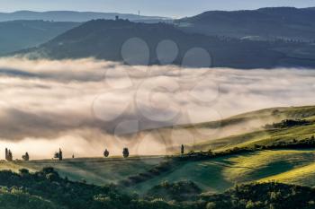Sunrise over Val d'Orcia