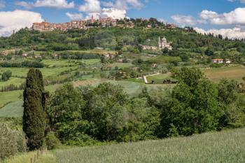 Distant view of Montepulciano