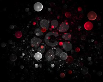 Abstract colourful 3D bubbles background
