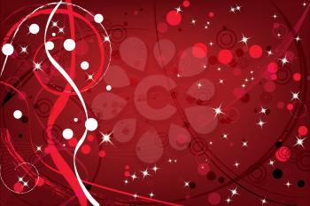 Illustration of abstract red  background, texture
