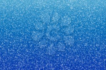 Falling snow, Snowflakes on blue winter background
