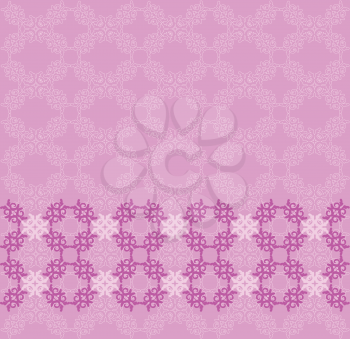 Illustration of abstract vintage pink floral texture background.