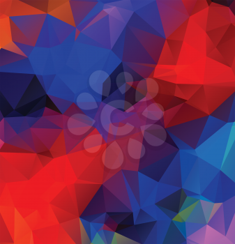 Abstract multicolor geometric background, triangle design.