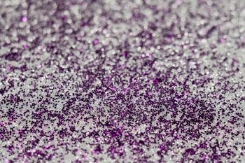 Decorative glitter silver and purple as abstract background