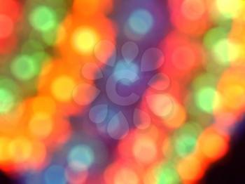 Abstract colorful blurred background with bokeh effect.