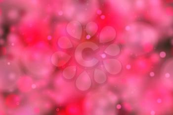Bright pink magic light in the dark, abstract background
