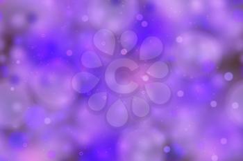 Bright purple magic light in the dark, abstract background