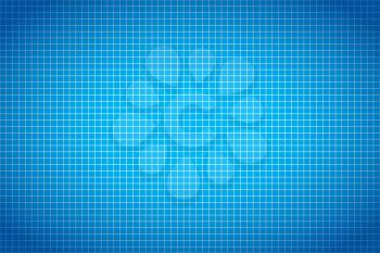 Blue and white graph paper, wide detailed math background