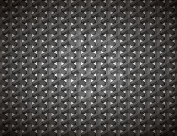 Dark gray geometric pattern, wide detailed background