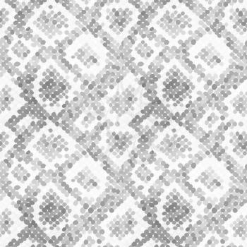 Gray snake skin texture, detailed seamless pattern