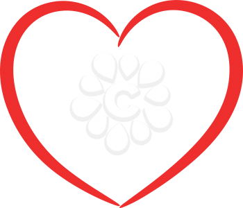 Heart it is color icon . Simple style .