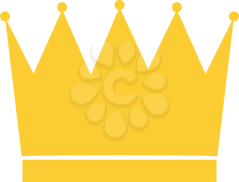 Crown it is color icon . Simple style .