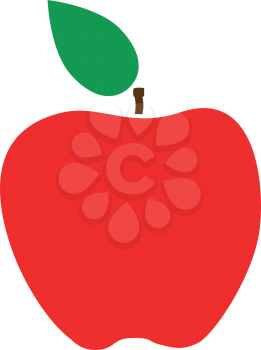 Apple it is color icon . Simple style .