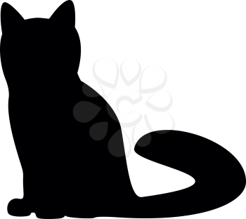 Cat it is the black color icon .