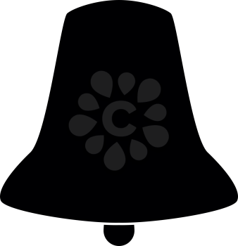 Bell it is black icon .