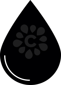 Drop  it is the black color icon .