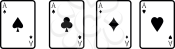 Playing cards it is black color icon .