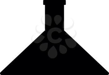 Flask  it is the black color icon .
