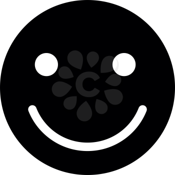 Smile it is the black color icon .