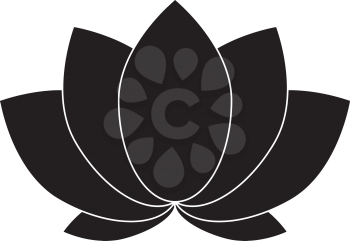 Lotus it is the black color icon .