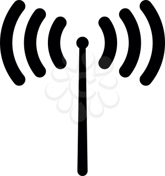 Radio signal  it is the black color icon .