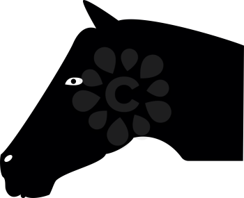 Horse head  it is the black color icon .