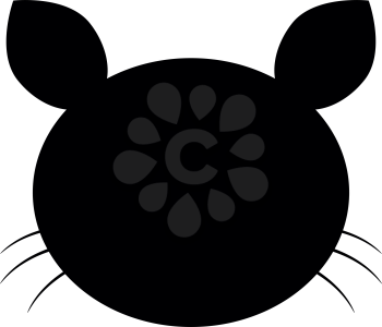 Cat head  it is the black color icon .