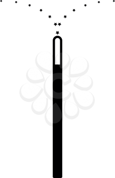 Magic wand  it is the black color icon .