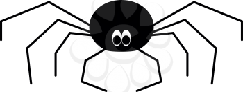 Spider the black color it is black icon .