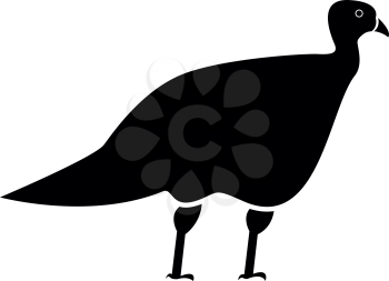Turkeycock  black icon .