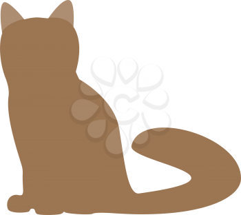 Cat  it is icon . Simple style .