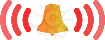 Ringing bell  set  it is color icon . Simple style .