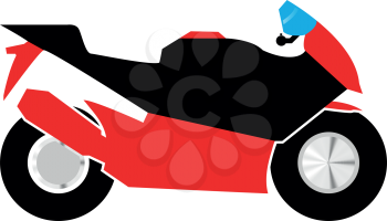 Motorcycle icon . It is flat style