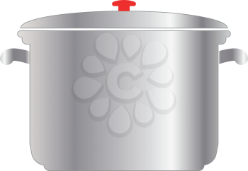 Saucepan icon . It is flat style