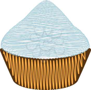 Cupcake icon . It is flat style